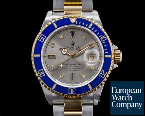 rolex submariner silver dial|rolex 16613 price guide.